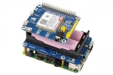 HATs WAVESHARE Uninterruptible Power Supply UPS HAT For Raspberry Pi, Stable 5V Power Output, Waveshare 18306