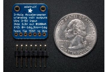 Accelerometers ADAFRUIT ADXL326 - 5V ready triple-axis accelerometer (+-16g analog out), adafruit 1018