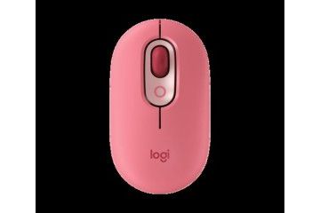 miške LOGITECH Miška Logitech POP Mouse z EMOJI, Bluetooth, roza