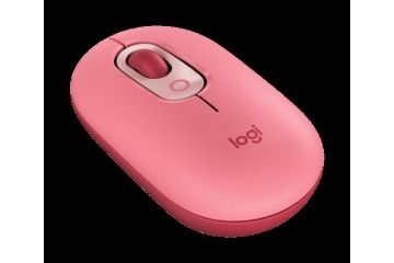 miške LOGITECH Miška Logitech POP Mouse z EMOJI, Bluetooth, roza