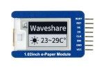 e-paper WAVESHARE 128×80, 1.02inch E-Ink display module, black/white dual-color, Waveshare 17575