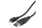 kabli ROLINE Roline, computer cable, USB2.0, 800mm, black, Roline, 2444225