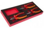 cutters RS PRO 3 Piece 1000V Insulated Plier Set, RS Pro, 833-5931