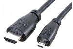 kabli RASPBERRY PI Micro-HDMI to HDMI Cable 2m Black, T7733AX, SC0272