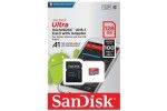 sd kartice SANDISK MICRO SDXC 128GB C10 UHS-1 A1, ADAPTER, SANDISK Ultra 100 MB-S, SDSQUAR-128G-GN6MA